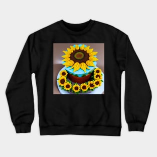 Sunflower Cake Crewneck Sweatshirt